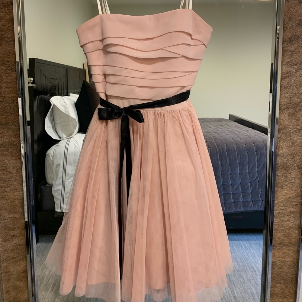 Tulle strapless cocktail dress
